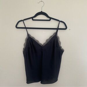 Victoria Secret Black Lace Tank & Shorts Set